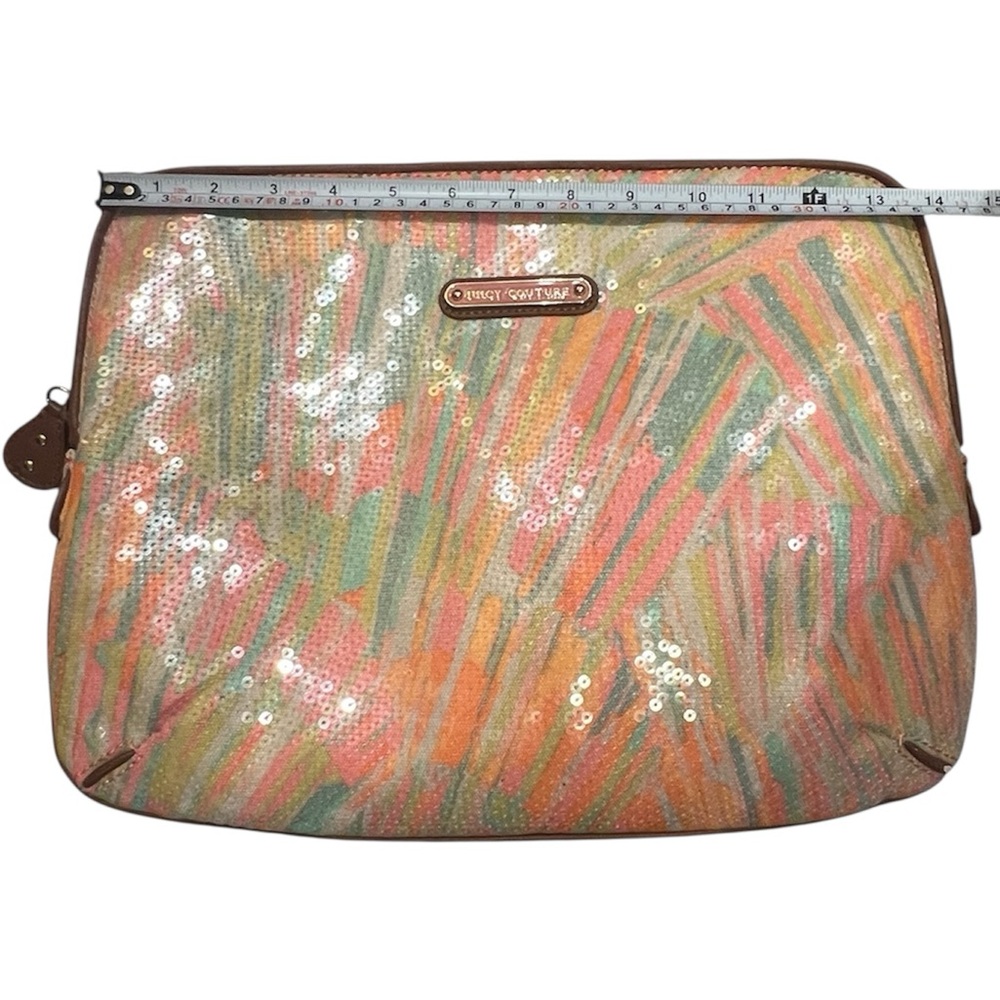 🧡RARE! Y2K Vintage Juicy Couture Multicolor Sequin Laptop Bag